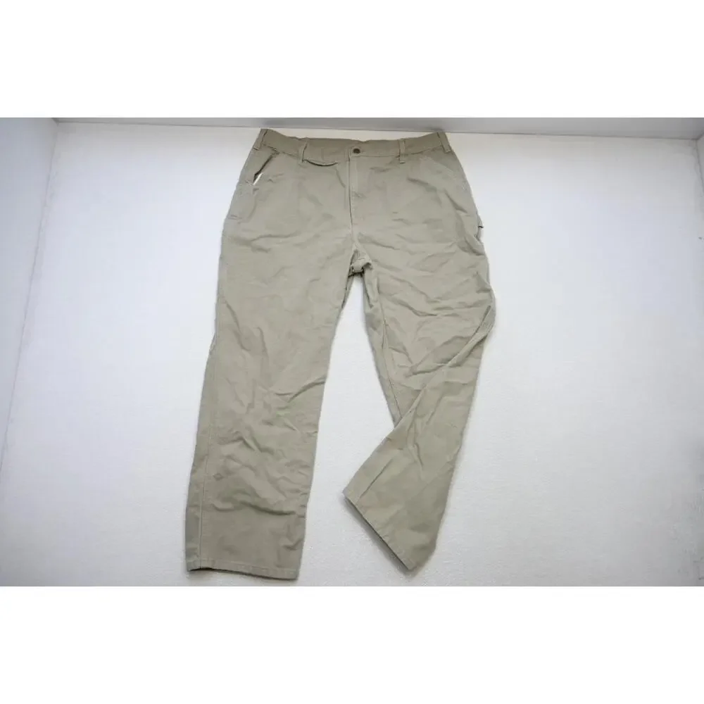 Carhartt Carpenter Denim Gray Jeans Work Wear Rugged Mens Size 38‎ x 30
